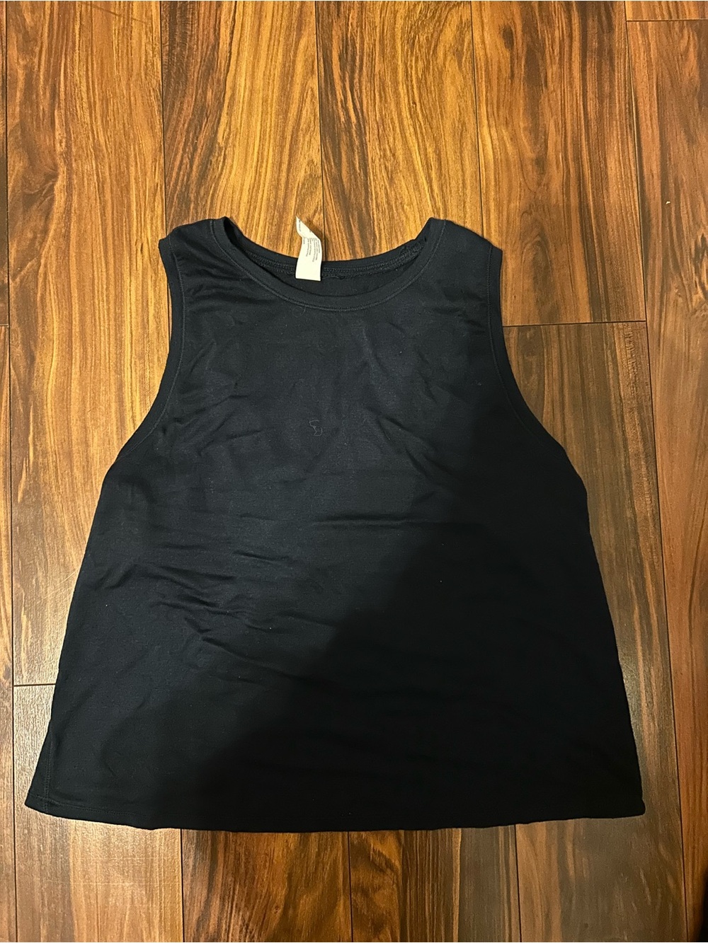 Classic Navy Sleeveless Tank Top - 90 degree